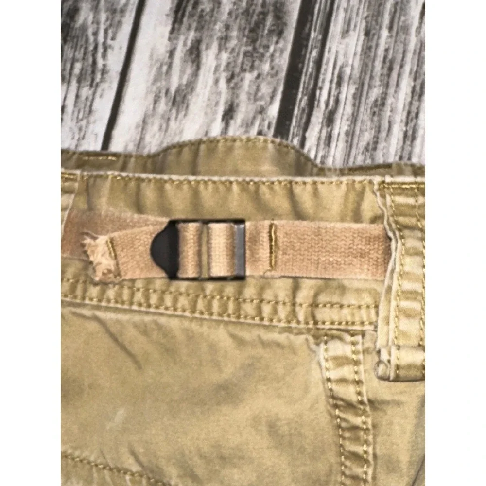 Ralph Lauren Polo Jeans Co. Beige Military Surplus Cargo Shorts Size 34 Vintage‎